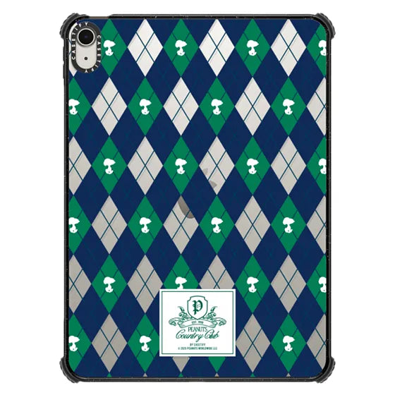 Peanuts Argyle Pattern Tablet Case | Image 1