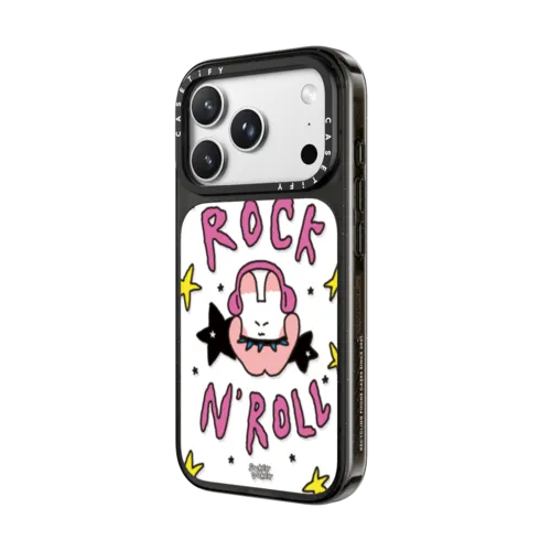 Sukeydokey Rock 'n' Roll Phone Case | iPhone 18 Pro Max / Impact Case MagSafe Compatible - Glossy / Glossy Black | Image 2