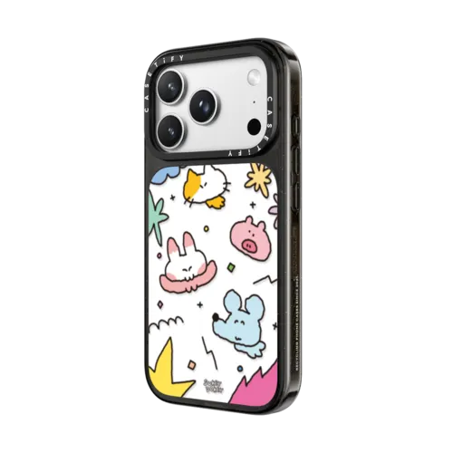 Sukeydokey Mini Mates Phone Case | iPhone 18 Pro Max / Impact Case MagSafe Compatible - Glossy / Glossy Black | Image 2