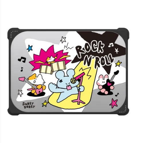 Sukeydokey Rock 'n' Roll MacBook Case | MacBook Pro 14-inch (M1 - M5) / MacBook Bounce Case / Black | Image 2