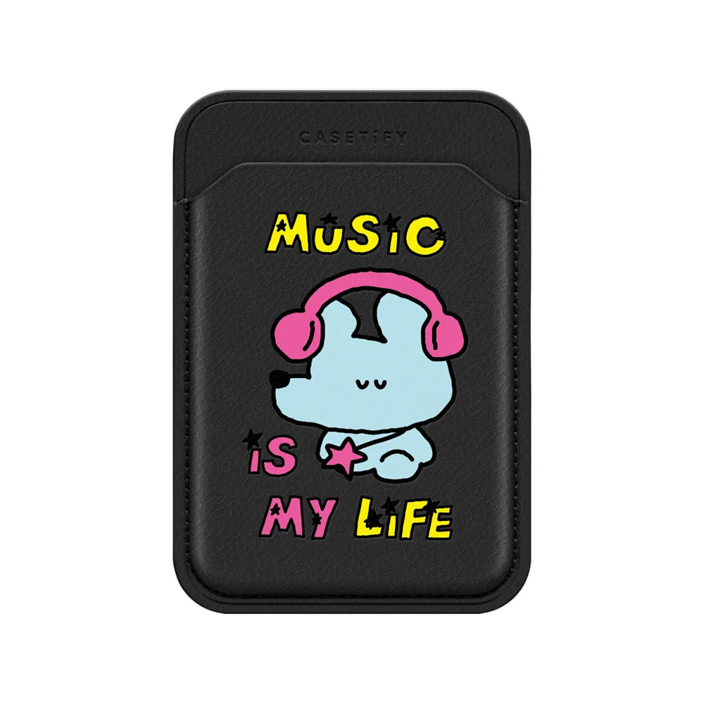 Sukeydokey Music is My Life MagSafe Wallet