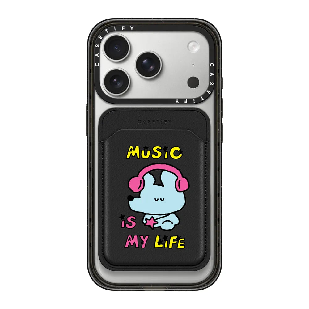 Sukeydokey Music is My Life MagSafe Wallet | Image 1