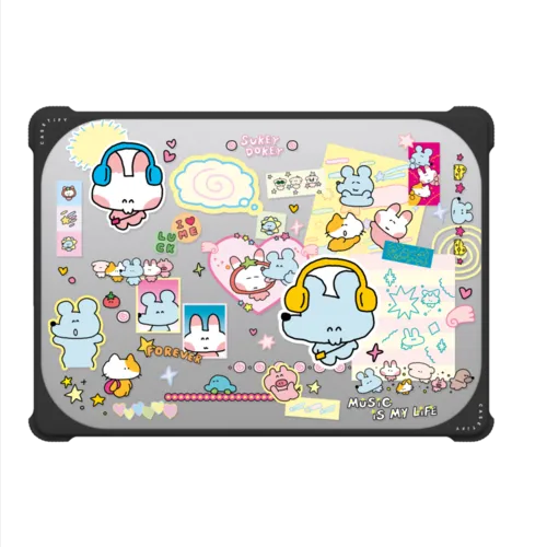 Sukeydokey Deco Sticker MacBook Case | MacBook Pro 14-inch (M1 - M5) / MacBook Bounce Case / Black | Image 2