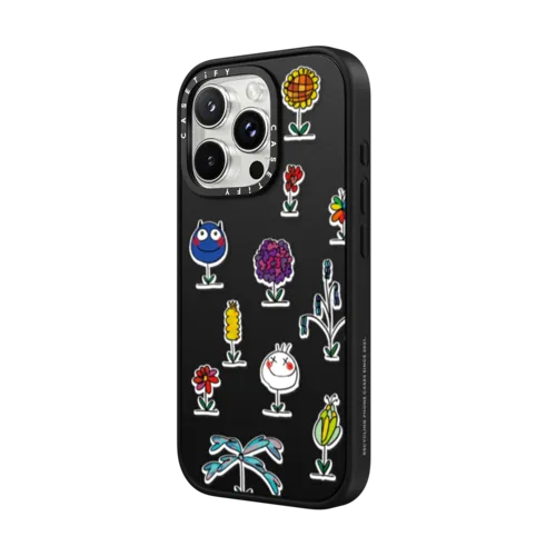 We = All Kinds Of Flowers | iPhone 16 Pro Max / Impact Case MagSafe Compatible / Matte Black | Image 2