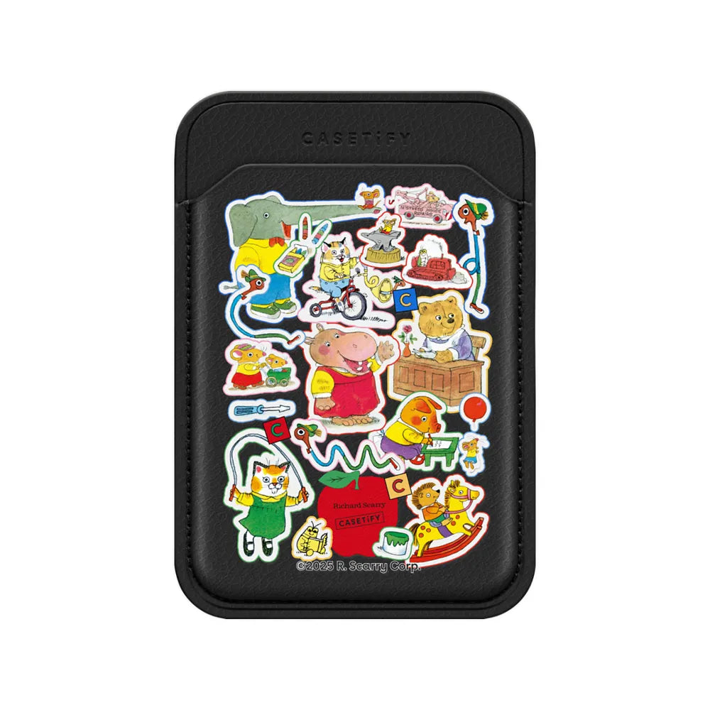Richard Scarry Busy World Sticker Magsafe Wallet