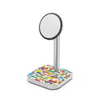 Things That Go Pattern Powerthru 2-In-1 Charging Stand