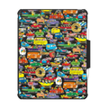 Things That Go Pattern Tablet Case | iPad Pro 13-inch (M4/M5) / iPad Impact Folio Case / Black | Image 1