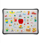 Richard Scarry Busy World Sticker Laptop Case | MacBook Air 13-inch (M1 / Intel) / MacBook Impact Case / Black | Image 2