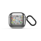 Sukeydokey Mini Mates Earbuds Case | AirPods 4 & 5 / Earbuds Mirror Case / Silver | Image 1
