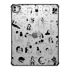 Myself black on white | iPad Pro 13-inch (M4/M5) / iPad Impact Case / Black | Image 1