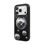 Disco Galaxy | iPhone 17 Pro Max / Impact Case MagSafe Compatible / Matte Black | Image 2