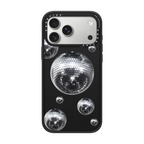 Disco Galaxy | iPhone 17 Pro Max / Impact Case MagSafe Compatible / Matte Black | Image 1