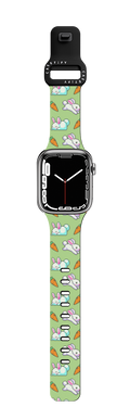 Bunny Carrot | Apple Watch Series 7-9 (45mm) / Impact Band / Black | Image 1