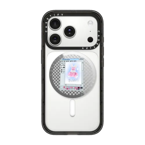 Bunny.png | Snappy Grip Stand / Snappy Mirror Grip Stand MagSafe Compatible / Silver | Image 1