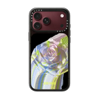 Marble Rose | iPhone 18 Pro Max / Impact Case MagSafe Compatible - Glossy / Glossy Black | Image 1