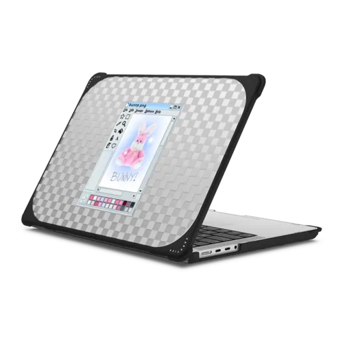 Bunny.png | MacBook Pro 14-inch (M1 - M5) / MacBook Bounce Case / Black | Image 1