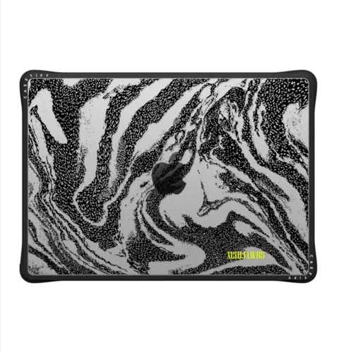 Future Marble | MacBook Pro 14-inch (M1 - M5) / MacBook Impact Case / Black | Image 2