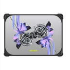 Chrome Rose Pattern | MacBook Pro 14-inch (M1 - M5) / MacBook Bounce Case / Black | Image 2