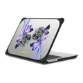 Chrome Rose Pattern | MacBook Pro 14-inch (M1 - M5) / MacBook Bounce Case / Black | Image 1