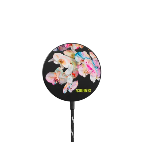 Dream Flwrs |   / PowerThru Magnetic Wireless Charger MagSafe Compatible / Black | Image 1