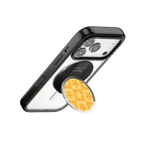 Sun or Flower | Snappy Grip Stand / Snappy Mirror Grip Stand MagSafe Compatible / Silver | Image 3