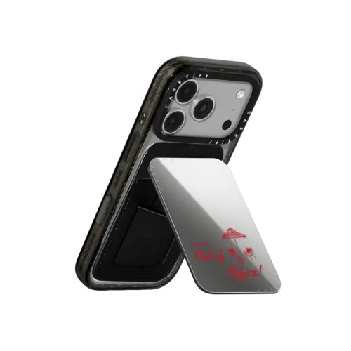 OOO Message | Snappy Cardholder Stand / Snappy Mirror Cardholder Stand MagSafe Compatible / Silver | Image 3