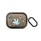 Sukeydokey Jisoon Angel Earbuds Case | AirPods Pro 2 / Earbuds Bounce Case / Matte Taupe | Image 1