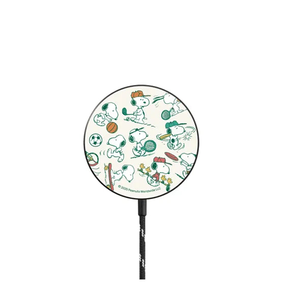 Snoopy Sports PowerThru Magnetic Wireless Charger | Image 1