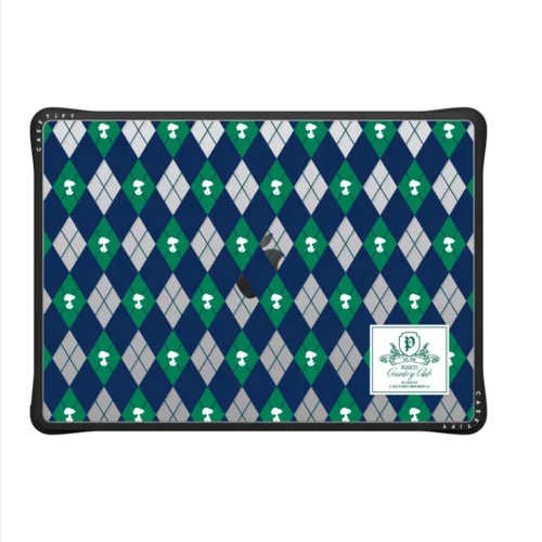 Peanuts Argyle Pattern Laptop Case | MacBook Pro 14-inch (M1 - M5) / MacBook Impact Case / Black | Image 2