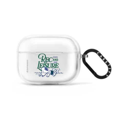 Snoopy Rec & Leisure Earbuds Case | AirPods Pro 2 / Earbuds Impact Case / Frost | Image 1