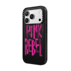Pink Rebel | iPhone 17 Pro Max / Impact Case MagSafe Compatible / Matte Black | Image 2