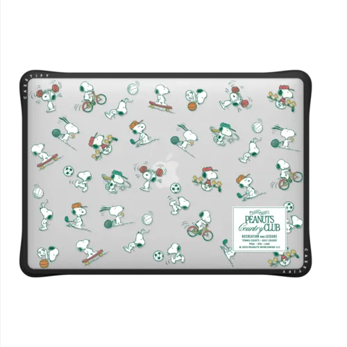 Snoopy Sports Laptop Case | MacBook Air 13-inch (M1 / Intel) / MacBook Impact Case / Black | Image 2