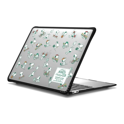 Snoopy Sports Laptop Case | MacBook Air 13-inch (M1 / Intel) / MacBook Impact Case / Black | Image 1