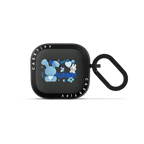 Bunny Records | AirPods 4 & 5 / Earbuds Bounce Case / Charcoal | Image 1