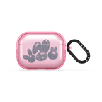 Pixelated Bunny | AirPods Pro 3 / Earbuds Impact Case / Pink Fizz | Image 1