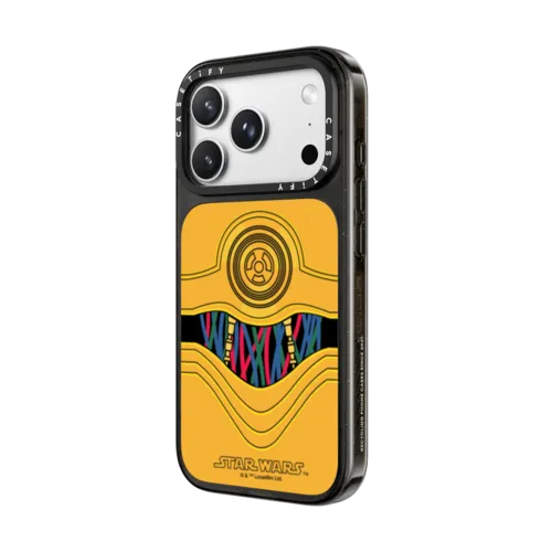 C-3PO Case | iPhone 18 Pro Max / Impact Case MagSafe Compatible - Glossy / Glossy Black | Image 2