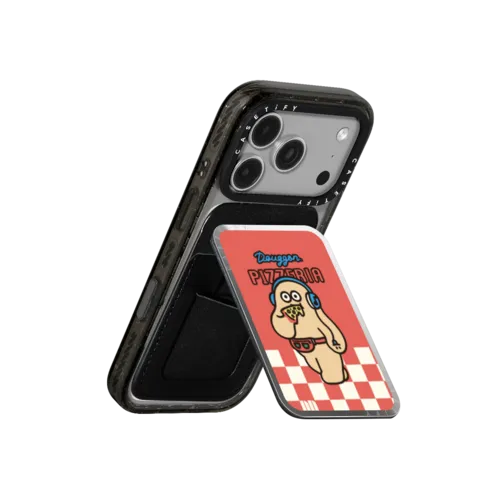 Ohdou Delivery Rider Cardholder Stand | Snappy Cardholder Stand / Snappy Mirror Cardholder Stand MagSafe Compatible / Silver | Image 3