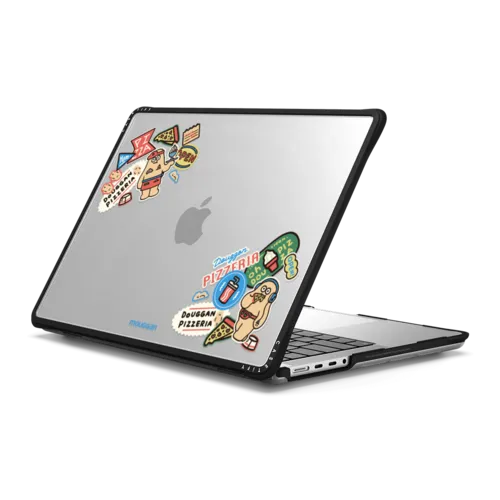 Ohdou Sticker Laptop Case | MacBook Pro 14-inch (M1 - M5) / MacBook Impact Case / Black | Image 1