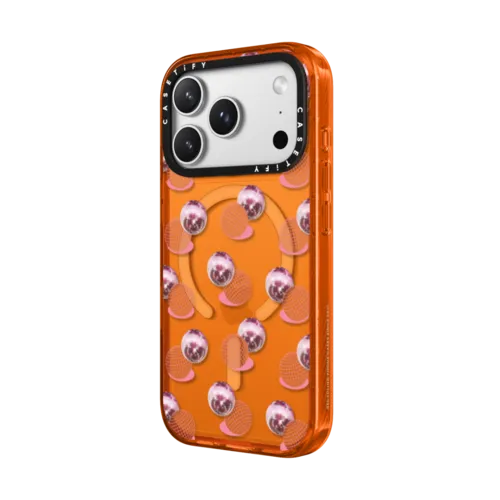 Double Pink Disco | iPhone 17 Pro Max / Impact Case MagSafe Compatible / Orange | Image 2