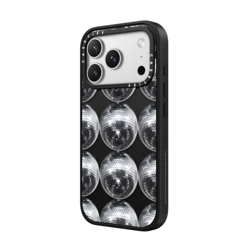 Disco Grid | iPhone 17 Pro Max / Impact Case MagSafe Compatible / Matte Black | Image 2