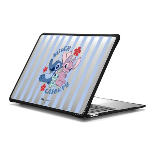 Stitch Family Laptop Case | MacBook Air 13-inch (M1 / Intel) / MacBook Impact Case / Black | Image 1
