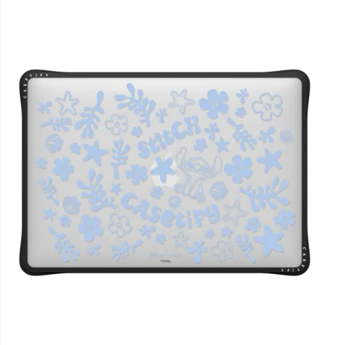 Stitch Pattern Laptop Case | MacBook Air 13-inch (M1 / Intel) / MacBook Impact Case / Black | Image 2