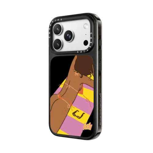Bronzette Phone Case | iPhone 18 Pro Max / Impact Case MagSafe Compatible - Glossy / Glossy Black | Image 2
