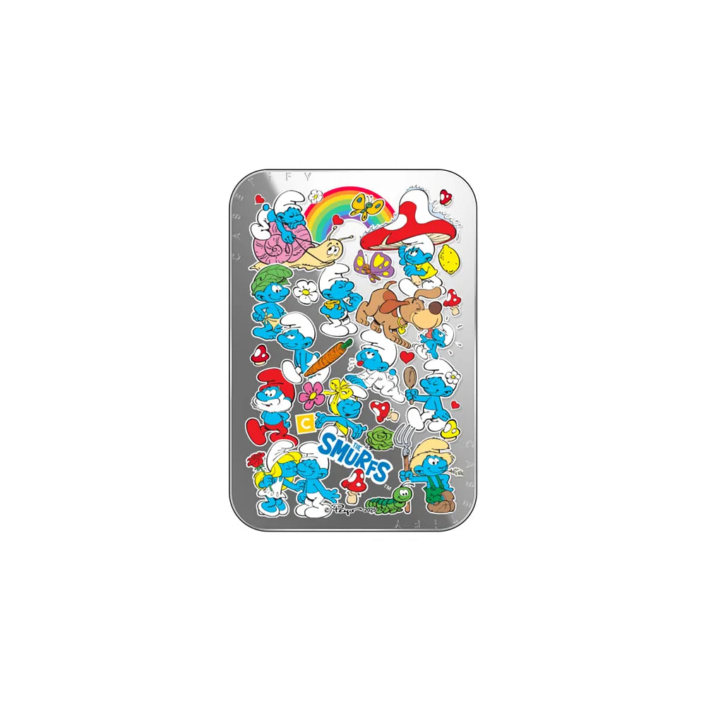 The Smurfs Sticker Pattern Snappy Cardholder Stand