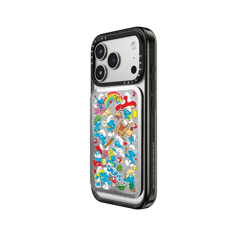 The Smurfs Sticker Pattern Snappy Cardholder Stand