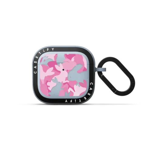 Bunny Camo | AirPods 4 & 5 / Earbuds Bounce Case / Sky Blue | Image 1