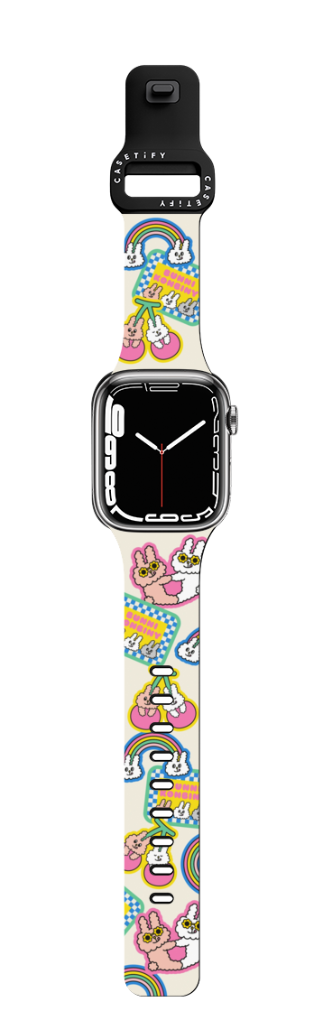 STICKER COLLAGE | Apple Watch Series 7-9 (45mm) / Impact Band / Black | Image 1