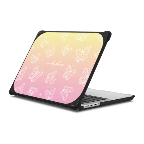 As She Pleases | MacBook Pro 14-inch (M1 - M5) / MacBook Bounce Case / Black | Image 1