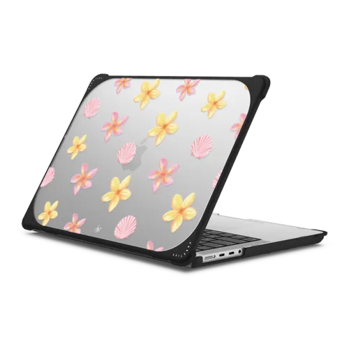 Tropical Holibob | MacBook Pro 14-inch (M1 - M5) / MacBook Bounce Case / Black | Image 1