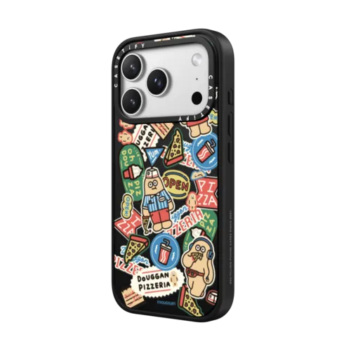 Ohdou Sticker Case | iPhone 17 Pro Max / Impact Case MagSafe Compatible / Matte Black | Image 2